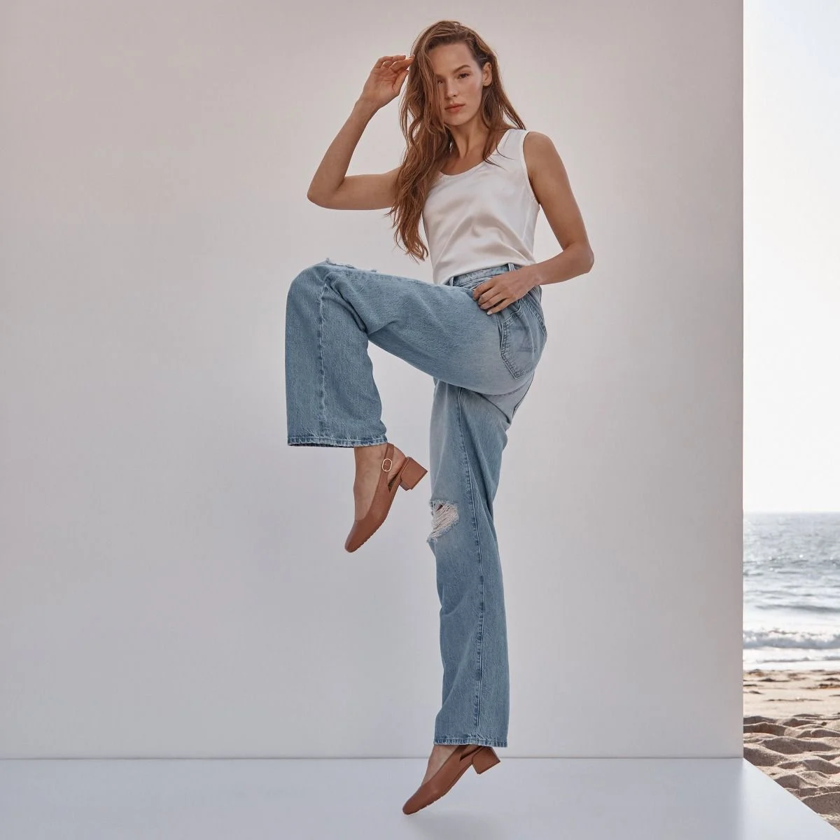 Reyes Slingback Block Heel - Image 9